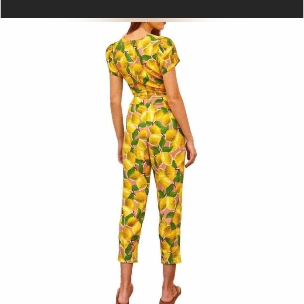 Farm Rio  Fresh Lemons  Sz S Jumpsuit - Picture 3 of 7